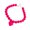 Hot Pink, variant on Classical Heart Beaded Necklace Jewelry Perfect For Romance Dates And Parties