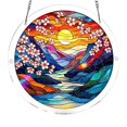 thumbnail image 1 of Tong Curtain Style Acrylic Puzzle Garden Design Window Hanging Home Birthday For, 1 of 5