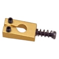thumbnail image 4 of Juego De 6 Sillines De Puente De Guitarra Dorados De Latón Aptos Para Piezas De tornillo negro Yuyangstore sillines de puente de latón macizo, 4 of 5