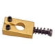 thumbnail image 4 of Juego De 6 Sillines De Puente De Guitarra Dorados De Latón Aptos Para Piezas De tornillo negro Yuyangstore sillines de puente de latón macizo, 4 of 5
