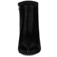 thumbnail image 3 of BLISSFUL STEP Women's Pointed Toe Side Zip Stiletto Heel Ankle Boot, 3 of 7