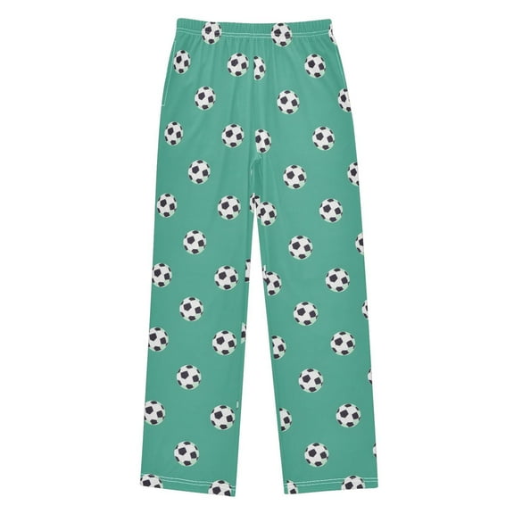 joogoo Soccer Balls-z2 Pajama Pants Pj Bottoms Sleepwear Lounge L