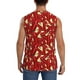 thumbnail image 4 of Fotbe Fire Extinguisher Men's Camiseta sin Mangas Estampada para Hombres, Playera Casual para Gimnasio, Entrenamiento, Playa-3X-Large, 4 of 7