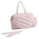 thumbnail image 1 of Bolsa de tenis para llevar de fin de semana, bolsa de lona, ​​organizador resistente con bolsillo para artículos húmedos, para pickleball Rosa, 1 of 9