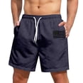 thumbnail image 2 of OHGOD Mens Shorts Dressy Casual, Men’s Shorts, Shorts for Men Casual Summer, 1 * Man Shorts - Navy - S, 2 of 5