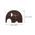 thumbnail image 2 of Masteelf  Timer Ticking Clock Wooden Elephant Wall Lightweight Creative Office, 2 of 8