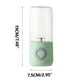 thumbnail image 3 of Taza de licuadora de exprimidor recargable USB portátil | Mini batidora de 500 ml | Batería de 1500 mAh | Cinco cuchillas de alta velocidad | Cerradura de seguridad | Fácil de limpiar | Para batidos, 3 of 3