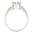 thumbnail image 4 of Clara Pucci 14K White Gold Solid Gold Peridot Solitaire Anniversary Ring for Women - 2.5 cttw Marquise Cut, 4 of 7