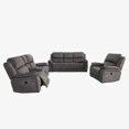 thumbnail image 1 of Cosmic Homes Nimbus Ensemble de Fauteuil Inclinable Électrique 3 Pcs en Tissu - Gris, 1 of 3