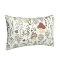 thumbnail image 2 of Daiia Colorful Mushrooms and Plants Bedding Waterproof Pillow Protector Zippered Queen – Bed Bug Proof Pillow Encasement-20"x30", 2 of 9
