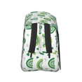 thumbnail image 3 of Kdxio St. Patrick's Day rainbows for Double Compartment Pen Case Oxford Organizer with Zipper Pockets for Students Artists, 3 of 7