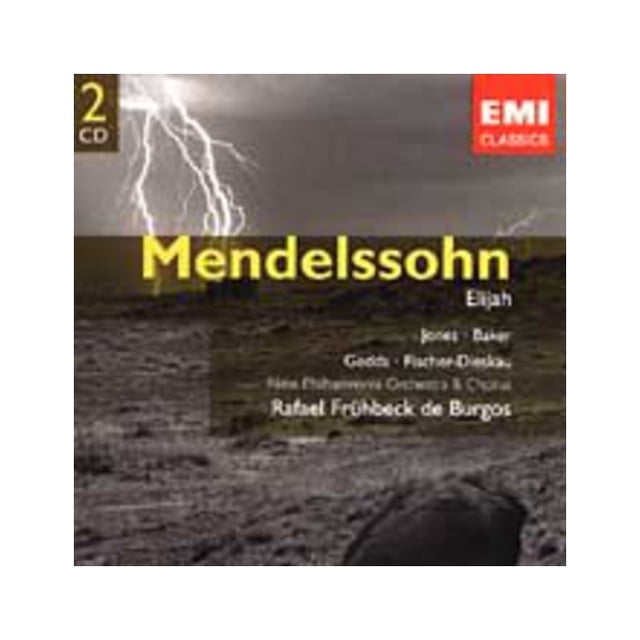 MENDELSSOHN / JONES / BAKER / NPO / de BURGOS ELIJAH Disques Compacts