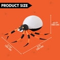 thumbnail image 5 of Joyfy 8 FT Halloween Inflatables Spider with Rotating Colorful Light,Light Up Spider with Orange Eyes Halloween Blow up Yard Decorations,Outdoor Halloween Decor, 5 of 11