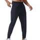 thumbnail image 2 of Pantalones deportivos largos para hombre, para senderismo, secos, atléticos, para entrenamiento, informales, deportivos, con bolsillos con cremallera, de poliéster., 2 of 9