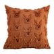 thumbnail image 2 of Wmhnj Funda de almohada navideña de peluche con forma de reno y copo de nieve, suave, multicolor, para sof cama, decoracin del hogar, 45,7 x 45,7 cm, 2 of 8