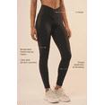 thumbnail image 6 of Women’s V Front High Waist Leggings, Moisture Wicking Activewear, 6 of 7