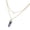 Dark Blue, variant on Jewelry Fashion Natural Stone Moon Choker Gold Color Crystal Pendant Necklace Natural Stone Necklace With Glass Hexagon Neck Necklace for Women Halloween Costume Jewelry Accessories Dresses