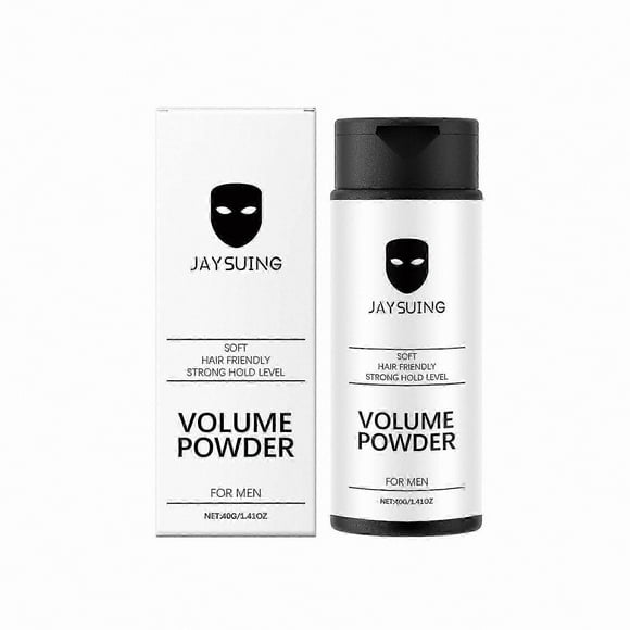 Black Hair Styling Powder - 40g Volume Booster for Instant Texture & Fullness, 1/2/3 Pack Options