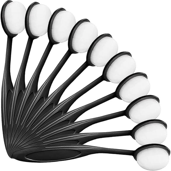 10-Pack Ink Blending Brushes, Black