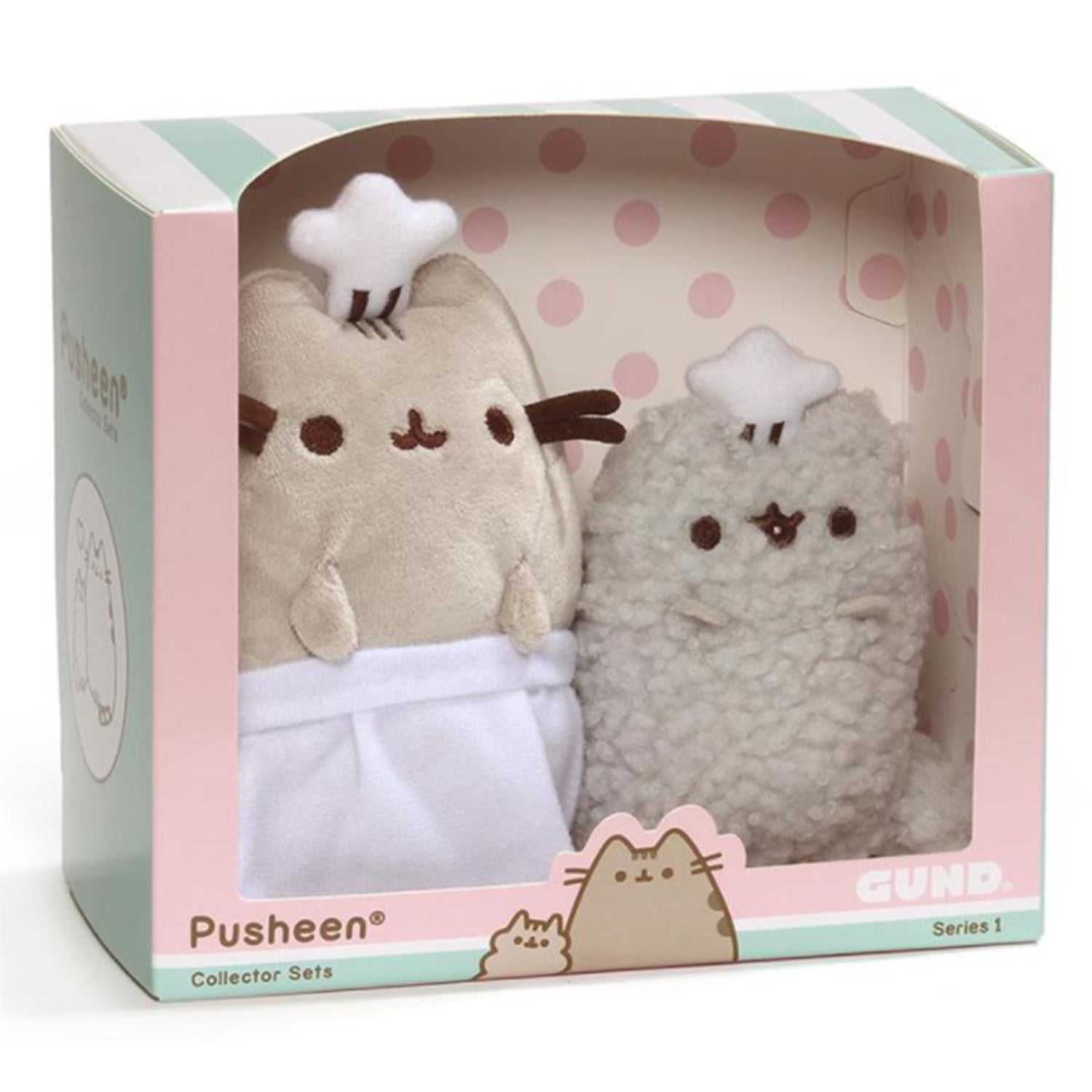 GUND Pusheen & Stormy Baking Set 8.5 Plush Stuffed Animal Toy Set Sealed  Box