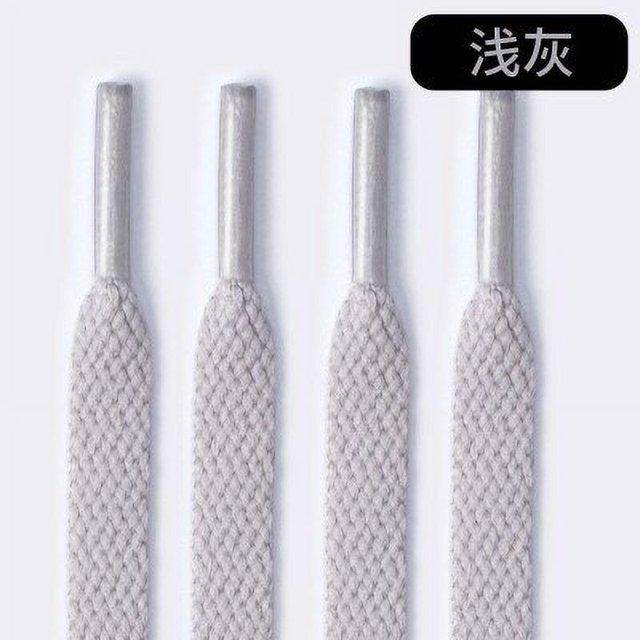Cordones gruesos para zapatos, cuerda atlética sin elasticidad, cordones planos de deporte, blanco, ocio, zapatillas de deporte para mujer, cordones, accesorios