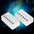 thumbnail image 4 of Juego de 2 cubiertas de metal para pastilla de guitarra anillo de montaje para mástil y puente de guitarras eléctricas (plata) Unbranded YQ00328-02, 4 of 6