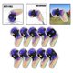 thumbnail image 1 of 10 unids/ Irons Headcover Set, Head Cover con gran número número negro shamjiam Cubierta de cabeza de hierros de golf, 1 of 9