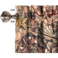 thumbnail image 2 of Floral Kitchen Valance, William Morris Art Botanical Printed Small Window Treatments for Kitchen Living Room Bathroom Cafe Decor Rod Pocket Vintage Retro Valances 54x18 Inch, 1 Panel, 2 of 5