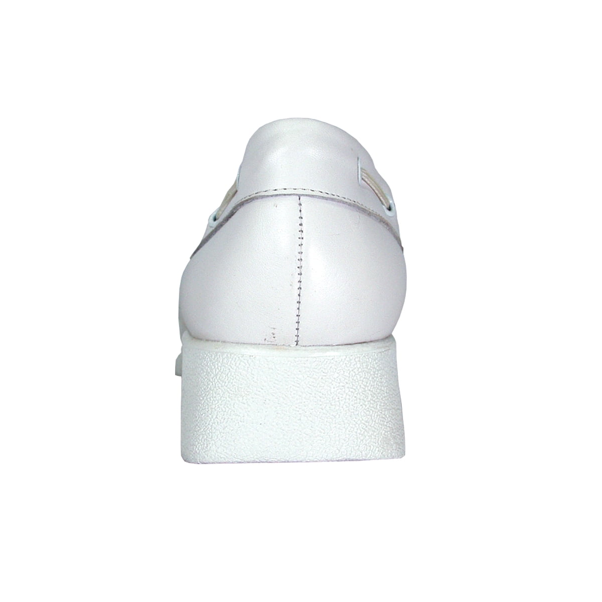 24 HOUR COMFORT Ellen Wide Width Comfort Shoes For Work and Casual Attire WHITE 5