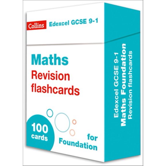 Pre-Owned Collins GCSE 9-1 Revision  New Edexcel GCSE 9-1 Maths Foundation Revision Flashcards (Postcard book or pack)