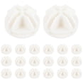 thumbnail image 1 of 20 Pcs Wire Cube Plastic Connectors For Cube Storage Shelving And Cabinet Modular Organizer Closet Clasp Buckle Clip (white), 1 of 2