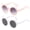 Pink and White, variant on Animal Glasses 2pcs Cute Cat Ears Sunglasses Dress Favors Fun Summer Party Outdoor Photo Booth Props
