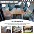 thumbnail image 3 of Garronmavis Starfish Shell RV Dinette Cushion Covers Flower RV Seat Covers Comfortable Camper Cushion Slipcover 1 Pcs Bench Cover 1 Pcs Backrest Cover Christmas Decor, 3 of 7