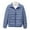 Blue, variant on Lightweight Winter Down Jacket for Women Stand Collar Slim Fit Quilted Warm Casual Outerwear Coat