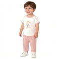 thumbnail image 1 of Ropa fina de verano para bebés, hecha de poliéster, para hombres y mujeres, para recién nacidos, con aire acondicionado, pijama de manga corta y cuello redondo., 1 of 6