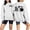 White Sweatshirts, variant on Jsaierl Women's Halloween Sweatshirts Spooky Print Pullovers Fall Loose Fit Round Neck Long Sleeve Sweater Tops Halloween Costumes, Sizes S-2XL