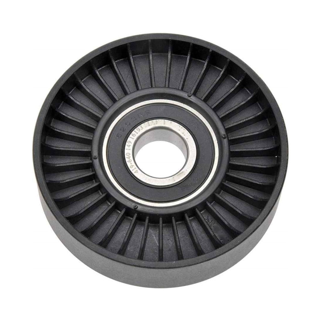 KarParts360 For Chevy Orlando 2012 2013 2014 Idler Pulley | Polyamide | Grooved Belt Type | 17 Millimeters Inside Diameter | 82 Millimeters Outside Diameter | 1 Pulley Bearing | For 90537585