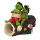 thumbnail image 4 of Extensión decorativa para bajante con forma de rana y tortuga. Divertida escultura multiusos para decoración. Fácil instalación. Bloque, 4 of 9