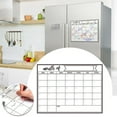 thumbnail image 2 of Hearth & Gear Fridge Weekly Planner Fridge Whiteboard Calendar For Weekly Clear Acrylic Calendar Board Easy To Erase Refrigerator Message Board For Family Chores Chart Craft Storage Cabinet with Fold, 2 of 7