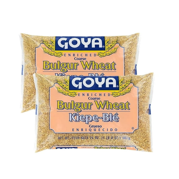 Goya Coarse Bulgur Wheat 24 oz (2-Pack) – Whole Grain, High Fiber & Quick-Cooking