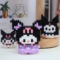 thumbnail image 5 of Kuromi LinaBell Hello Kitty Building Blocks Princess Cartoon Bricks for CHILDREN'S Birthdays Halloween Christmas Easter, 5 of 10