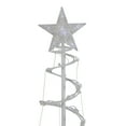 thumbnail image 3 of Northlight LED Lighted Spiral Cone Tree Outdoor Christmas Decoration - 5' - Pure White Lights, 3 of 4