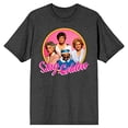 thumbnail image 6 of Men's Golden Girls Character Group Circle Frame Charcoal Graphic Tee Shirt- 3XL, 6 of 7