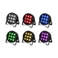 thumbnail image 2 of Monoprice Flat PAR Stage Light RGBW | 10 watt, x 9 LED, 8-channel DMX, Strobe follow mode - Stage Right Series, 2 of 6
