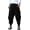 Black, variant on COOFANDY Men Linen Baggy Harem Pant Hippie Pants Cotton Yoga Casual Drop Crotch Trouser Summer Beach Pants
