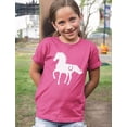 thumbnail image 3 of Tstars Girls' Love Horses T-Shirt - Ideal Horse Lover's Gift - Youth Size - Wow, Pink, 3 of 6
