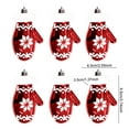 thumbnail image 2 of Latrodar 6pcs Christmas Ornaments Christmas Tree Decoration Pendant Hand-painted Arts And Affordable&High-Quality s Indoor And Outdoor E 4.96x3.72 Inch Home E, 2 of 5