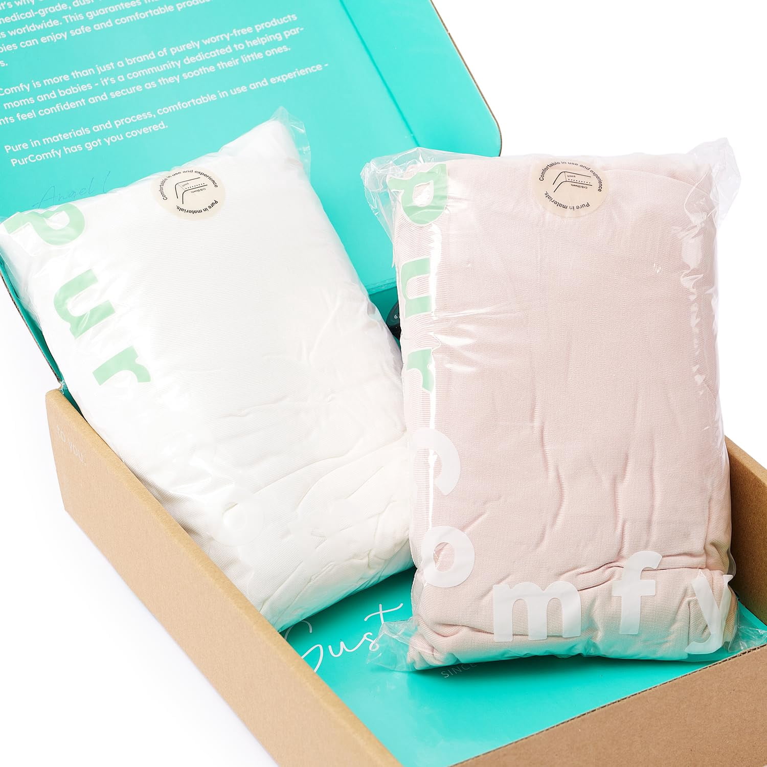Supersoft Pack and Play Sheets Fitted, Premium Bamboo Viscose Mini Crib Sheets, Pack N Play Mattress Sheets, Playard Baby Sheets Neutral for Boys Girls, 5'' Deep Pocket 2-Pack (Mini Crib Sheets)
