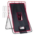 thumbnail image 1 of VEVOR Baseball And Softball Rebounder Net 3x4.5 ft 2-in-1 Switch Hitter Pitch, 1 of 9