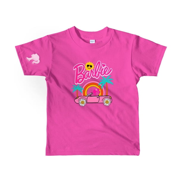 Playera Barbie Malibu con diseño en 3D Rosa para niña rosa XL